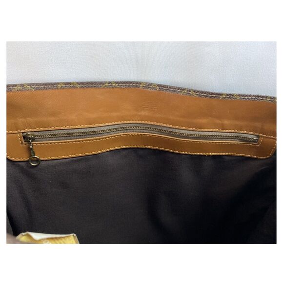 LOUIS VUITTON Vintage SPECIAL EDITION Brown Monogram Oversized Handbag Tote Bag - Picture 8 of 14